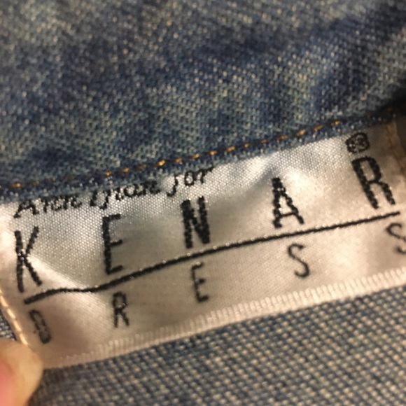 Leather and Denim Dress Size 8 - Picture 12 of 12